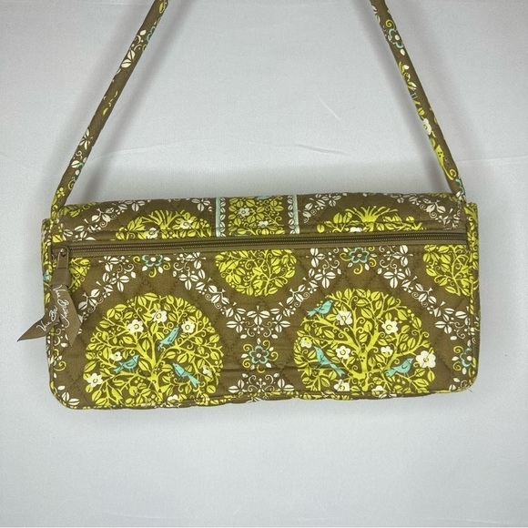 Vera Bradley Sittin in a Tree Knot Just a Clutch Retired 2010 Green Brown Purse - Picture 3 of 8